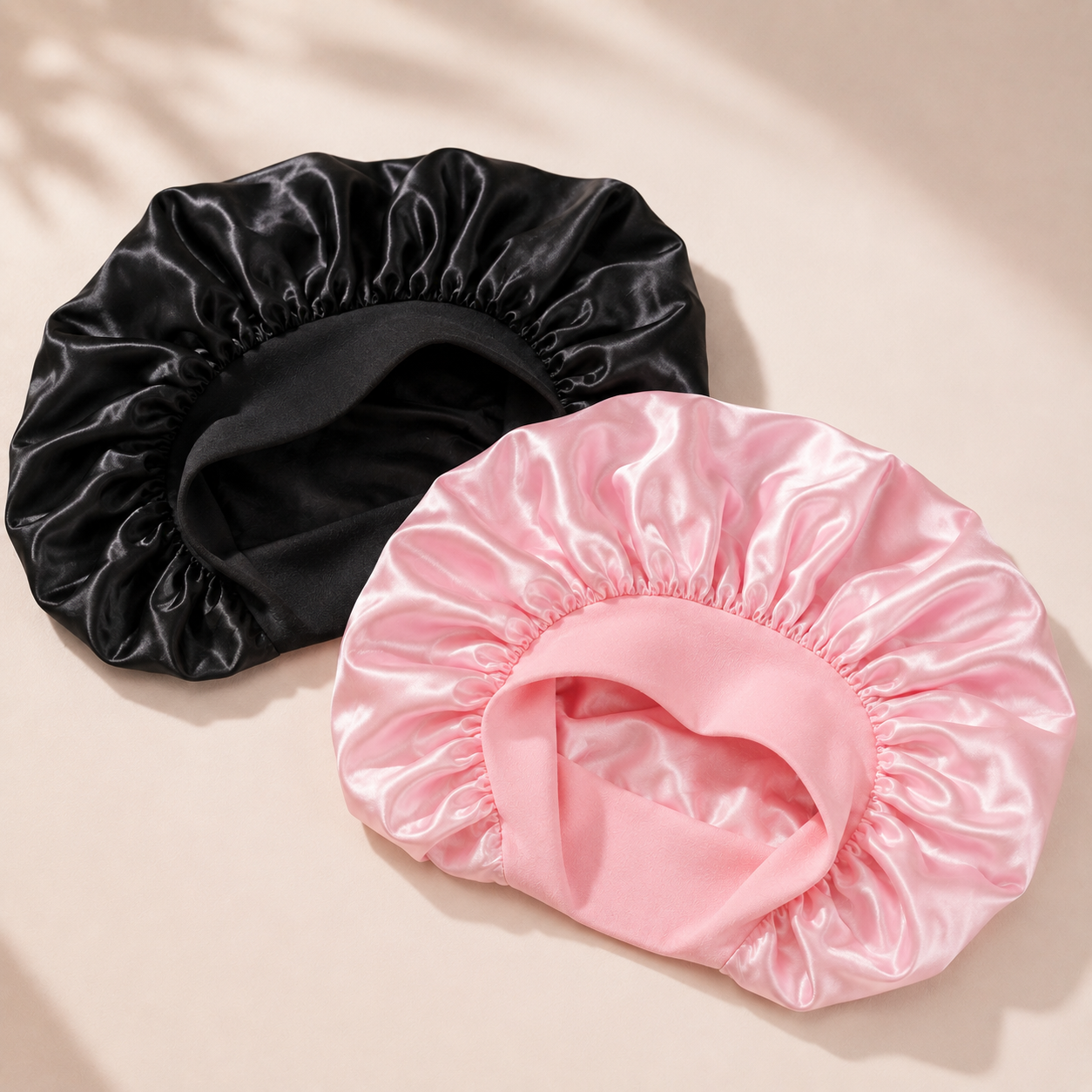 Bonnet de nuit en satin